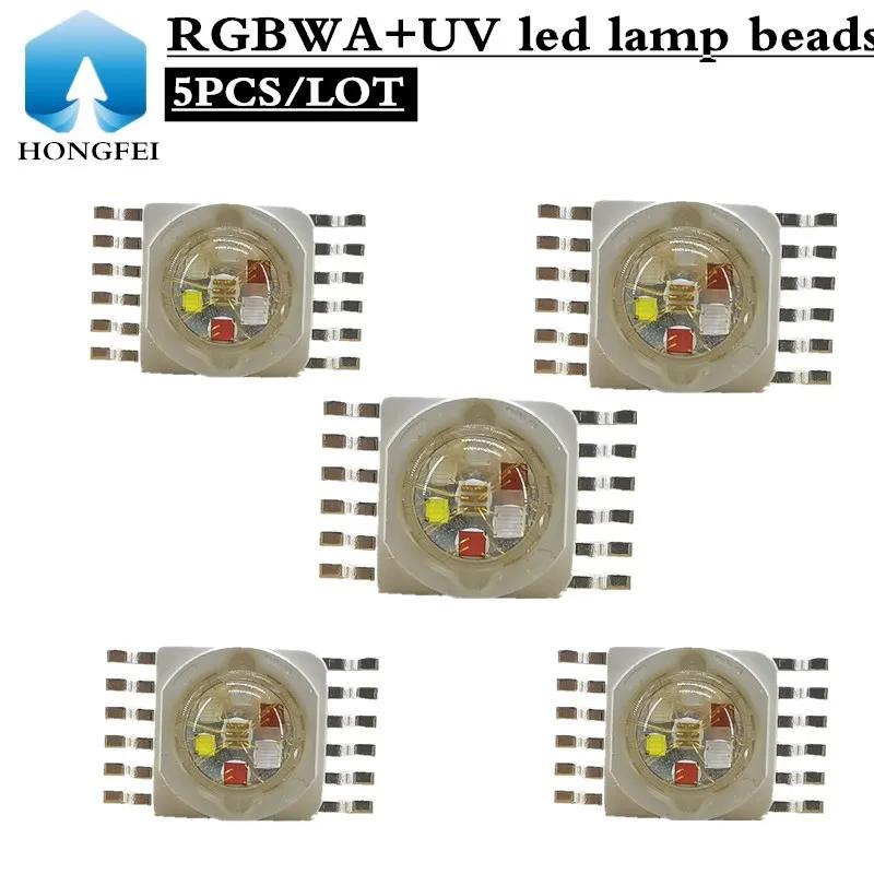 5PCS/ֵ RGBWA + UV 6IN1 18W led  ,  